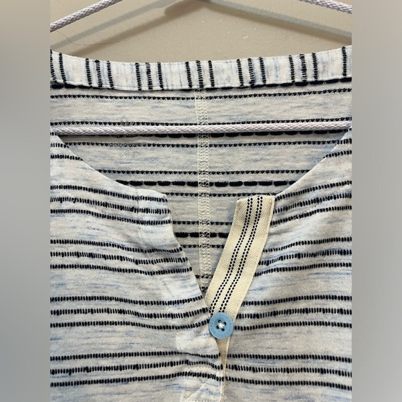 Set of 2 PetiteT by Talbots Tops Textured Dot Stripe Tee Shirts Womens XLp - Picture 13 of 15